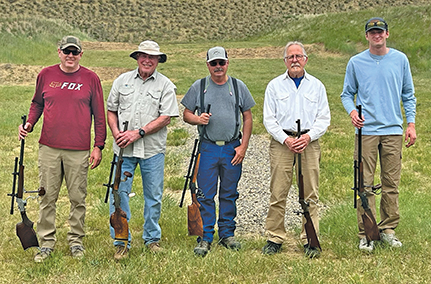 Shooters Left to Right: Stan Morris, Lon Morris, Duff Sweeney, Doug LaMont and Keenan Morris.